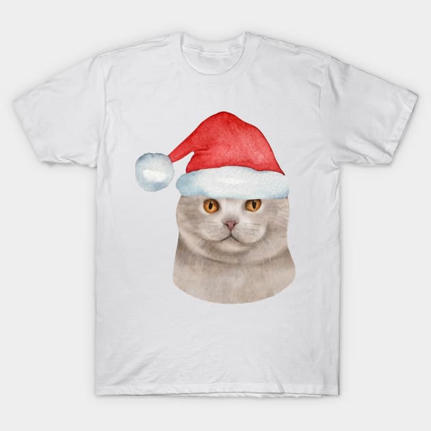 Cute And Lovely Animals With Christmas T-Shirt by AbstractArt14